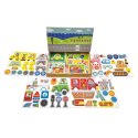 TOOKY TOY Układanka Edukacyjna Montessori Magnetyczne Pudełko z Pojazdami dla Dzieci 80 el.