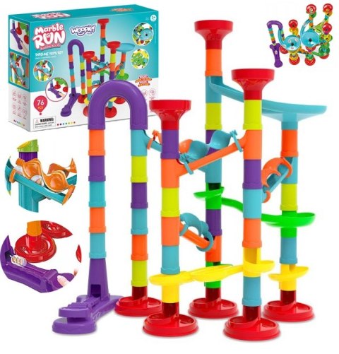 WOOPIE Kulodrom Tor Kulkowy Zestaw Spirala 76 el. WOOPIE Kulodrom Tor Kulkowy Zestaw Spirala 76 el.