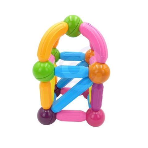 WOOPIE Magnetyczne Klocki Konstrukcyjne Edukacyjne Duże Grube 38 el. WOOPIE Magnetyczne Klocki Konstrukcyjne Edukacyjne Duże Grube 38 el.