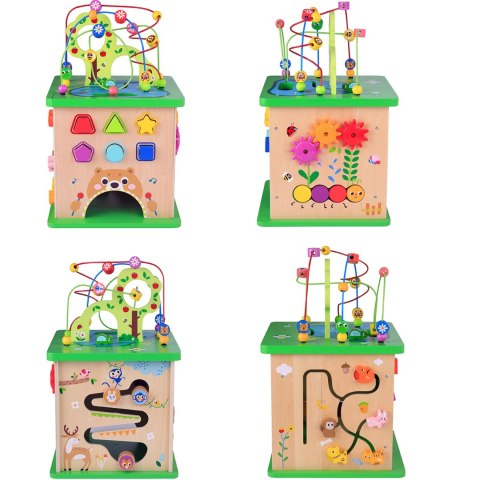 TOOKY TOY Kostka Edukacyjna Sorter Labirynt Przeplatanka Zwierzątka TOOKY TOY Kostka Edukacyjna Sorter Labirynt Przeplatanka Zwierzątka