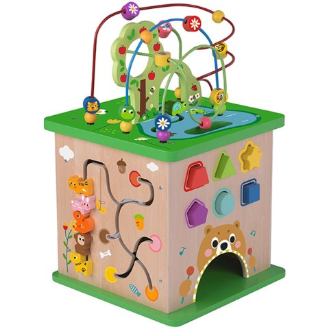 TOOKY TOY Kostka Edukacyjna Sorter Labirynt Przeplatanka Zwierzątka TOOKY TOY Kostka Edukacyjna Sorter Labirynt Przeplatanka Zwierzątka