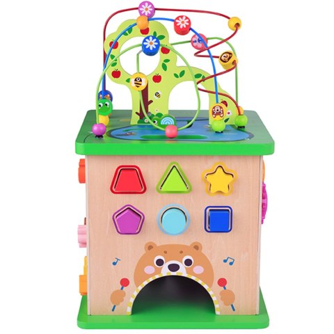 TOOKY TOY Kostka Edukacyjna Sorter Labirynt Przeplatanka Zwierzątka TOOKY TOY Kostka Edukacyjna Sorter Labirynt Przeplatanka Zwierzątka