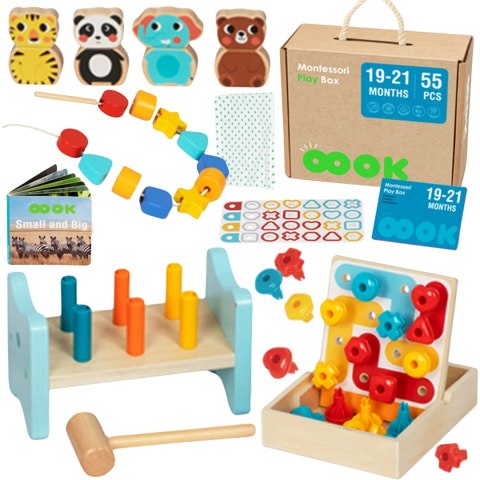TOOKY TOY Box Pudełko XXL Montessori Edukacyjne 7w1 Sensoryczne 19-21 Mies. TOOKY TOY Box Pudełko XXL Montessori Edukacyjne 7w1 Sensoryczne 19-21 Mies.
