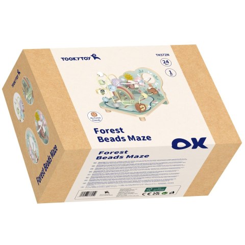 TOOKY TOY Drewniana Pętla Motoryczna Leśny Labirynt TOOKY TOY Drewniana Pętla Motoryczna Leśny Labirynt