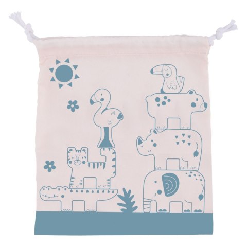 TOOKY TOY Drewniane Klocki w kształcie Zwierzątek Montessori 9 el. TOOKY TOY Drewniane Klocki w kształcie Zwierzątek Montessori 9 el.