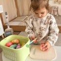 TOOKY TOY Drewniany Zestaw Żywność Warzywa Owoce do nauki krojenia