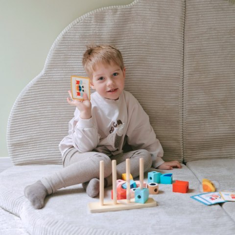 TOOKY TOY Kreatywne Drewniane Klocki Przestrzenne 3d Krab TOOKY TOY Kreatywne Drewniane Klocki Przestrzenne 3d Krab