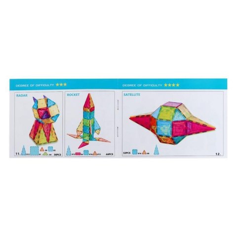 WOOPIE Magnetyczne Klocki Konstrukcyjne Montessori 3D WOOPIE Magnetyczne Klocki Konstrukcyjne Montessori 3D