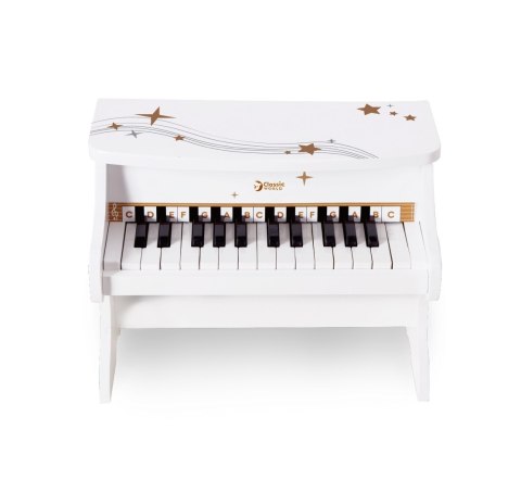 CLASSIC WORLD Drewniane Pianino dla Dzieci + Książeczka do Nauki CLASSIC WORLD Drewniane Pianino dla Dzieci + Książeczka do Nauki