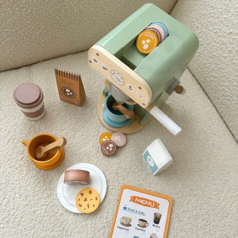 WOOPIE GREEN Drewniany Ekspres do Kawy Cukiernia Barista 25 el. WOOPIE GREEN Drewniany Ekspres do Kawy Cukiernia Barista 25 el.