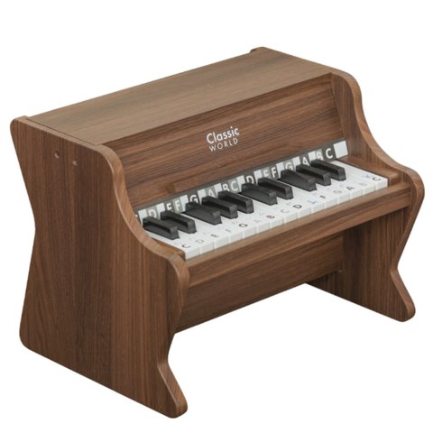 CLASSIC WORLD Drewniane Pianino Klasyczne + Książeczka do Nauki CLASSIC WORLD Drewniane Pianino Klasyczne + Książeczka do Nauki