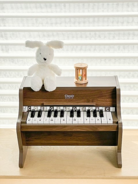 CLASSIC WORLD Drewniane Pianino Klasyczne + Książeczka do Nauki CLASSIC WORLD Drewniane Pianino Klasyczne + Książeczka do Nauki