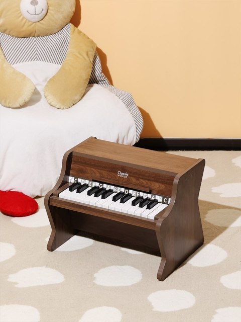 CLASSIC WORLD Drewniane Pianino Klasyczne + Książeczka do Nauki CLASSIC WORLD Drewniane Pianino Klasyczne + Książeczka do Nauki