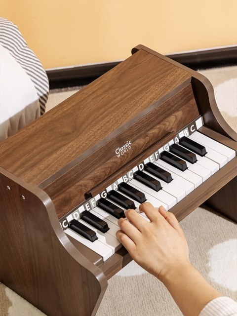 CLASSIC WORLD Drewniane Pianino Klasyczne + Książeczka do Nauki CLASSIC WORLD Drewniane Pianino Klasyczne + Książeczka do Nauki
