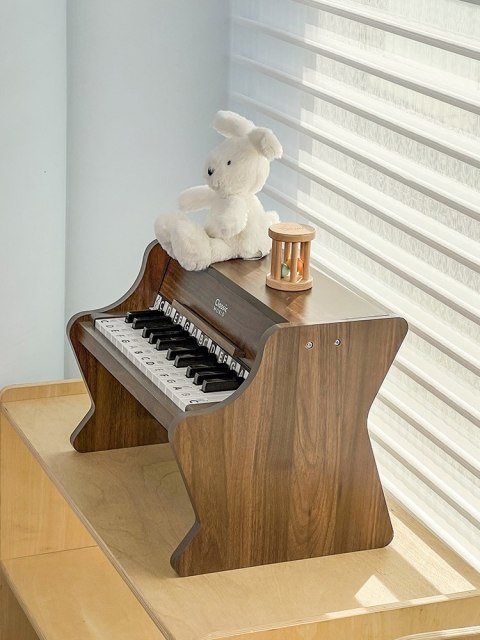 CLASSIC WORLD Drewniane Pianino Klasyczne + Książeczka do Nauki CLASSIC WORLD Drewniane Pianino Klasyczne + Książeczka do Nauki