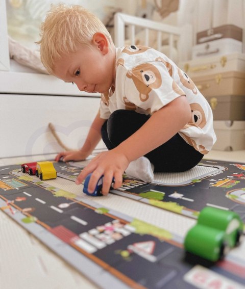 TOOKY TOY Droga Puzzle dla Dzieci Autostrada Makieta 21 el. Certyfikat FSC TOOKY TOY Droga Puzzle dla Dzieci Autostrada Makieta 21 el. Certyfikat FSC