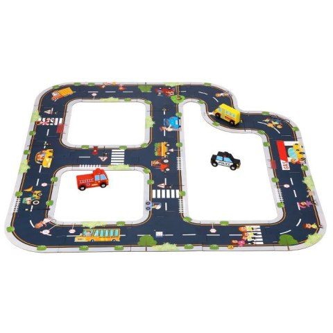 TOOKY TOY Droga Puzzle dla Dzieci Autostrada Makieta 21 el. Certyfikat FSC TOOKY TOY Droga Puzzle dla Dzieci Autostrada Makieta 21 el. Certyfikat FSC