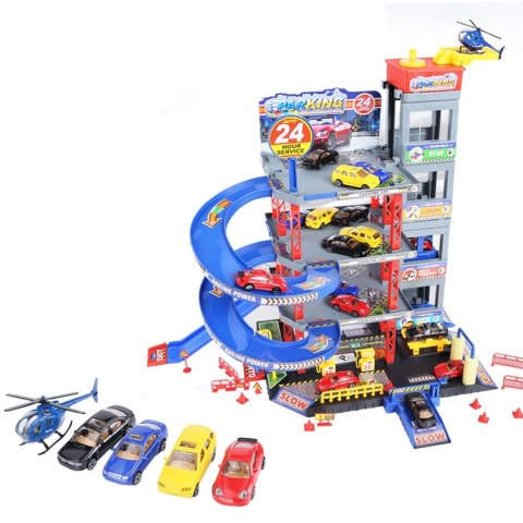 WOOPIE Wielopoziomowy Parking Garaż Myjnia Auta Helikopter + Akc. WOOPIE Wielopoziomowy Parking Garaż Myjnia Auta Helikopter + Akc.