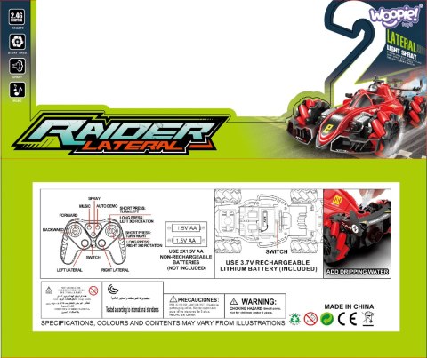 WOOPIE Zdalnie Sterowane Auto Kaskaderskie RAIDER - Efekt Dymu WOOPIE Zdalnie Sterowane Auto Kaskaderskie RAIDER - Efekt Dymu