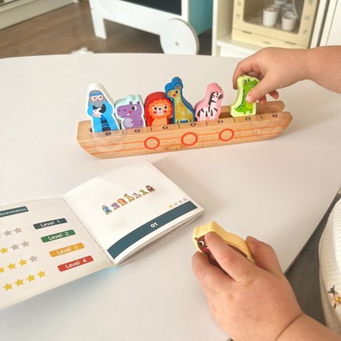 TOOKY TOY Drewniana Układanka Łamigłówki dla Dzieci Noe i Zwierzęta TOOKY TOY Drewniana Układanka Łamigłówki dla Dzieci Noe i Zwierzęta