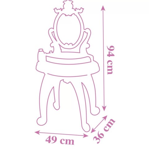 SMOBY Disney Princess Toaletka 2w1 + 10 akcesoriów SMOBY Disney Princess Toaletka 2w1 + 10 akcesoriów