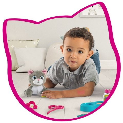 SMOBY Zestaw 2w1 Kontener dla Kota + Interaktywny Miauczący Kot SMOBY Zestaw 2w1 Kontener dla Kota + Interaktywny Miauczący Kot