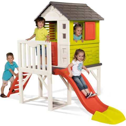 Smoby Domek na Palach Plac Zabaw Zjeżdżalnia Smoby Domek na Palach Plac Zabaw Zjeżdżalnia