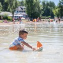 SMOBY Little Green Żaglówka Łódka do Wody z Bioplastiku