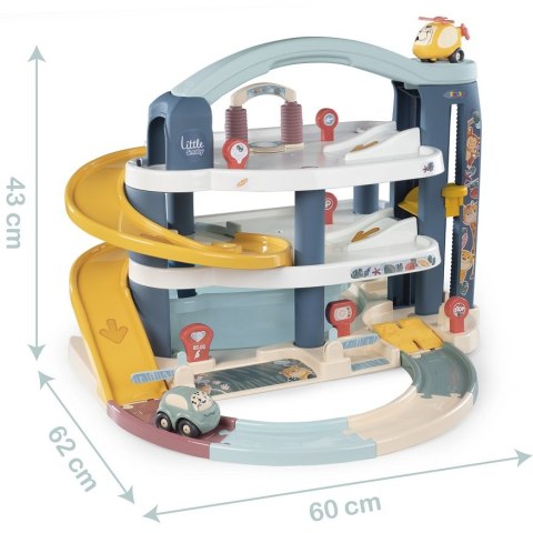 SMOBY Little Maxi Garaż Samochodzik Vroom Planet SMOBY Little Maxi Garaż Samochodzik Vroom Planet
