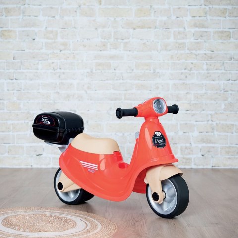 SMOBY Skuter Retro z bagażnikiem Dostawca jedzenia SMOBY Skuter Retro z bagażnikiem Dostawca jedzenia