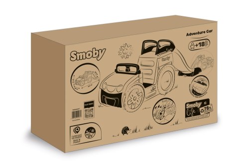Smoby Samochód Przygód 3w1 Smoby Samochód Przygód 3w1