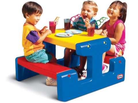 Little tikes Ogromny stół piknikowy Stolik niebieski Little tikes Ogromny stół piknikowy Stolik niebieski