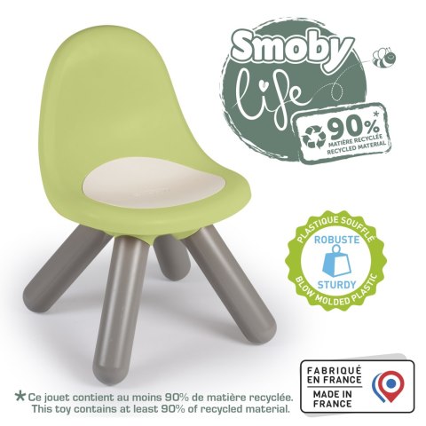 SMOBY Krzesełko z Oparciem Zielone SMOBY Krzesełko z Oparciem Zielone