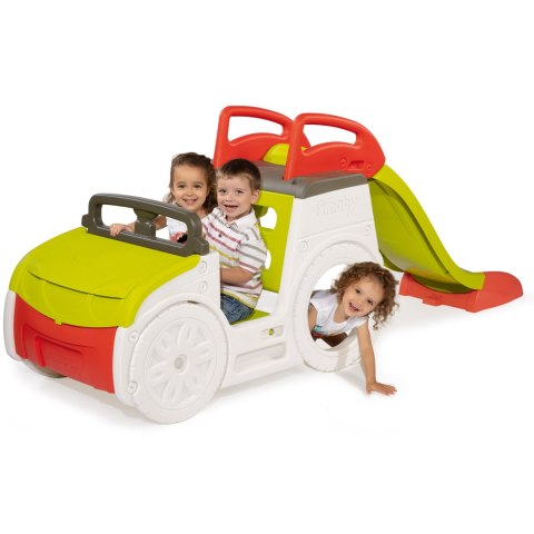 SMOBY Samochód Przygód ze zjeżdżalnią i piaskownicą SMOBY Samochód Przygód ze zjeżdżalnią i piaskownicą