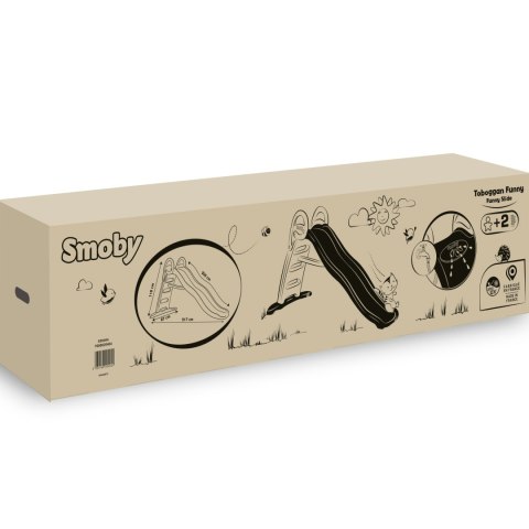 SMOBY Zjeżdżalnia Fala Funny II Ślizg Wodny 200 cm SMOBY Zjeżdżalnia Fala Funny II Ślizg Wodny 200 cm