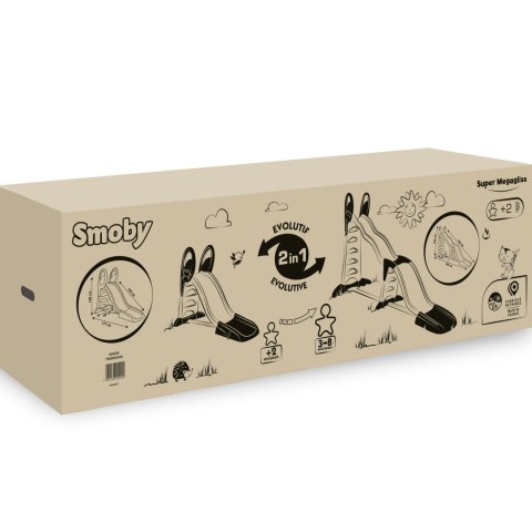 SMOBY Zjeżdżalnia Megagliss Duża 2w1 Ślizg 360 cm SMOBY Zjeżdżalnia Megagliss Duża 2w1 Ślizg 360 cm