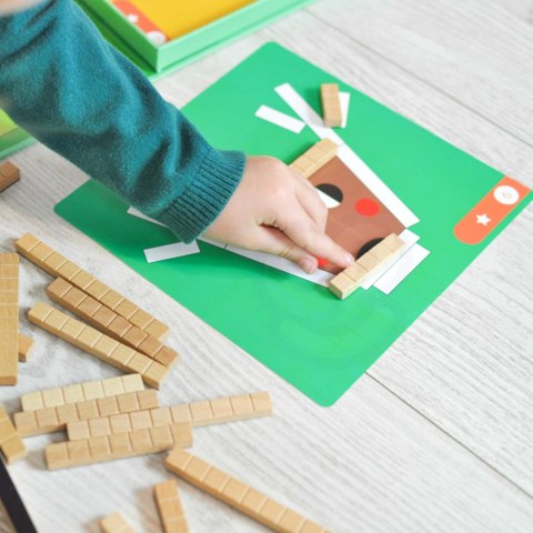 TOOKY TOY Układanka Gra Logiczna Łamigłówki Klocki Magnetyczne dla Dzieci 49 el. TOOKY TOY Układanka Gra Logiczna Łamigłówki Klocki Magnetyczne dla Dzieci 49 el.