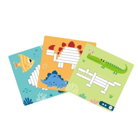 TOOKY TOY Układanka Gra Logiczna Łamigłówki Klocki Magnetyczne dla Dzieci 49 el. TOOKY TOY Układanka Gra Logiczna Łamigłówki Klocki Magnetyczne dla Dzieci 49 el.