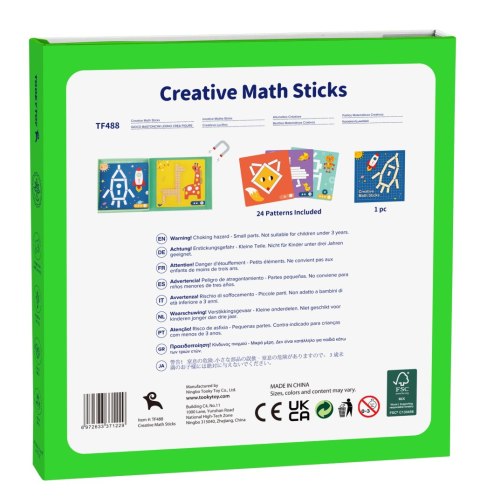 TOOKY TOY Układanka Gra Logiczna Łamigłówki Klocki Magnetyczne dla Dzieci 49 el. TOOKY TOY Układanka Gra Logiczna Łamigłówki Klocki Magnetyczne dla Dzieci 49 el.