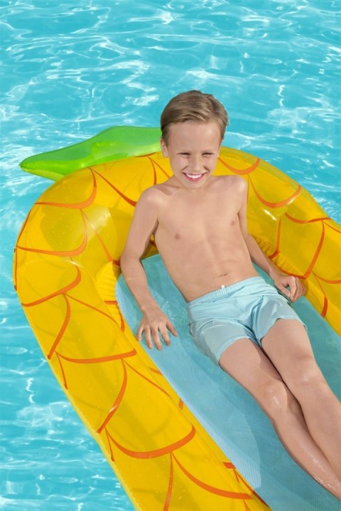 Materac dla dzieci Ananas BESTWAY Siateczkowe dno + Zestaw naprawczy Materac dla dzieci Ananas BESTWAY Siateczkowe dno + Zestaw naprawczy