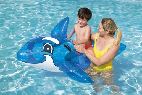 Materac dmuchany Waleń do pływania dla dzieci 3+ BESTWAY 157x94cm + Uchwyty Materac dmuchany Waleń do pływania dla dzieci 3+ BESTWAY 157x94cm + Uchwyty