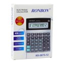 LEAN Kalkulator Biurowy Ronbon KK-8875-12 Duży Wyświetlacz 12-Cyfrowy