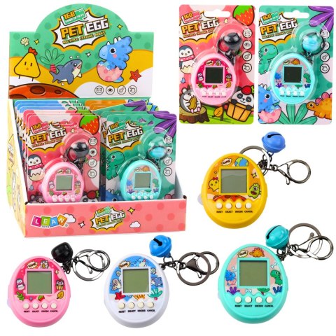 LEAN TOYS Tamagotchi Pet Egg Gra Elektroniczna 168 Zwierzątek Brelok Z Dzwoneczkiem LEAN TOYS Tamagotchi Pet Egg Gra Elektroniczna 168 Zwierzątek Brelok Z Dzwoneczkiem