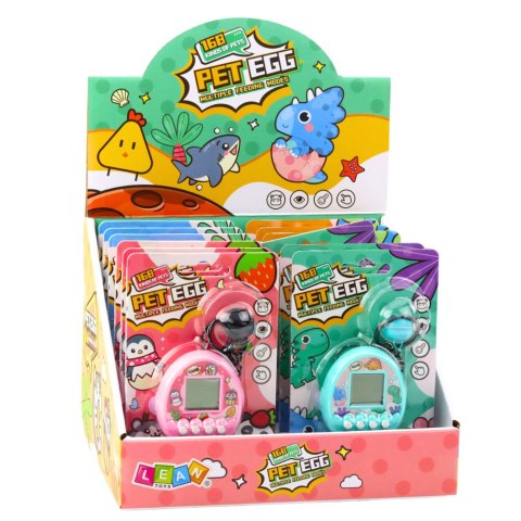 LEAN TOYS Tamagotchi Pet Egg Gra Elektroniczna 168 Zwierzątek Brelok Z Dzwoneczkiem LEAN TOYS Tamagotchi Pet Egg Gra Elektroniczna 168 Zwierzątek Brelok Z Dzwoneczkiem