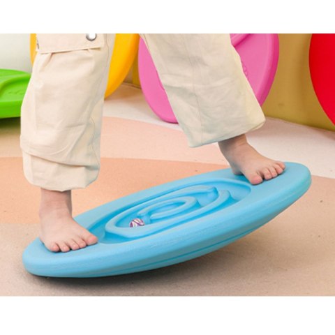 LEAN Toys Deska Równoważąca Sensoryczna Dla Dzieci Piłeczki Kauczukowe 5szt Niebieska LEAN Toys Deska Równoważąca Sensoryczna Dla Dzieci Piłeczki Kauczukowe 5szt Niebieska