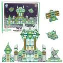 LEAN Toys Klocki Magnetyczne Kosmos Stacja Kosmiczna 4D 108el