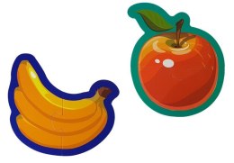 LEAN Toys Puzzle Edukacyjne Dla Niemowląt Owoce 5 Części 40 Elementów