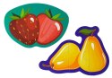 LEAN Toys Puzzle Edukacyjne Dla Niemowląt Owoce 5 Części 40 Elementów