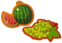 LEAN Toys Puzzle Edukacyjne Dla Niemowląt Owoce 5 Części 40 Elementów