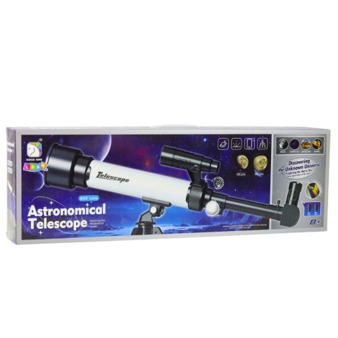 LEAN Toys Teleskop Astronomiczny Luneta Dla Dzieci Uchwyt Na Telefon Okulary 30x 60x LEAN Toys Teleskop Astronomiczny Luneta Dla Dzieci Uchwyt Na Telefon Okulary 30x 60x